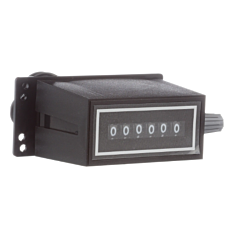 Trumeter 2-1006 Electromechanical Totalizer - 115 VAC input, base mount, knob reset