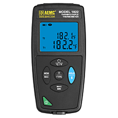 AEMC Instruments 2121.75 - 1822 Thermocouple Thermometer 2-Channel -416-3212°F (-249-1767°C)
