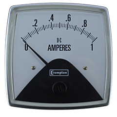 Crompton Instruments 016 Fiesta Analog Panel Meters - DC Ammeters