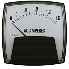 Crompton Instruments 012/013 Saxon Analog Panel Meters - AC Ammeters