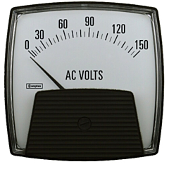 Crompton Instruments 012/013 Saxon Analog Panel Meters - AC Volt Meters