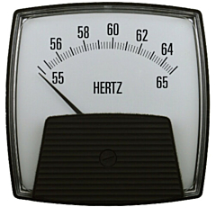 Crompton Instruments 012/013 Saxon Analog Panel Meters - Frequency Meters