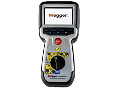 Megger DLRO2X Digital Low Resistance Ohmmeter 2A with data, test limits and noise rejection mode