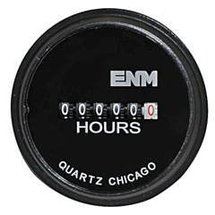 ENM Instruments T50A1 - Elapsed Time Meter - 6-Digit, 230 ACV, Non-Resettable, Hours
