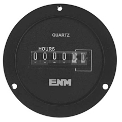 ENM Instruments T55B2B - Elapsed Time Meter - 6-Digit, 240 ACV, Non-Resettable, Hours