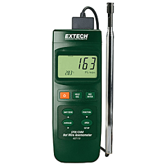 Extech Instruments 407119 - Heavy-Duty Hot Wire CFM Thermo-Anemometer