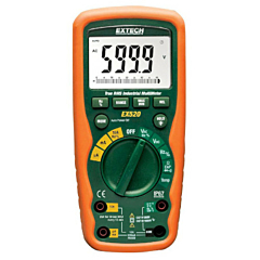 Extech Instruments EX520 Digital Multimeter - 11-Function Heavy Duty 6000-Count True-RMS