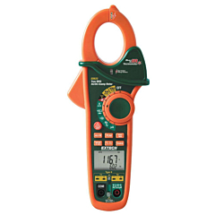 Extech Instruments EX623 Clamp-on Multimeter - 400 AC/DCA, 600 AC/DCV, Freq, Res, Cap, Temp True-RMS + NCV & IR-Thermometer