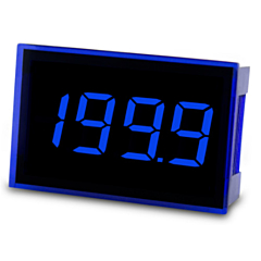 Lascar Electronics SP 300-BLUE Digital Panel Meter - DCV Input w/3.5-Digit Low Profile Blue LED Display & DCV Power (8-pin)