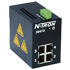N-Tron 304TX-N Unmanaged Ethernet Switch w/Monitoring