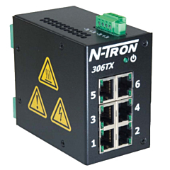 N-Tron 306TX-N Unmanaged Ethernet Switch w/Monitoring