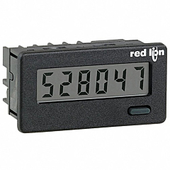 Red Lion Controls CUB4L000 6-Digit Digital Counter w/Non-Backlit LCD Display