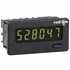 Red Lion Controls CUB4L010 6-Digit Digital Counter w/Yellow/Green Backlit LCD Display
