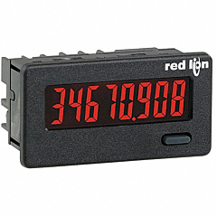 Red Lion Controls CUB4L820 8-Digit Digital Counter w/Red Backlit LED Display
