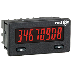 Red Lion Controls CUB5B000 - 8-Digit Miniature Dual Counter & Rate Meter