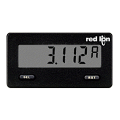Red Lion Controls CUB5IR00 DC Current Meter - Miniature 5-Digit w/Reflective Display