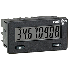 Red Lion Controls CUB5R000 - 8-Digit Miniature Dual Counter & Rate Meter