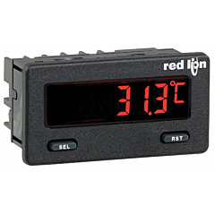 Red Lion Controls CUB5TCB0 Temperature Meter - Miniature 5-Digit w/Red-Green Backlit Display