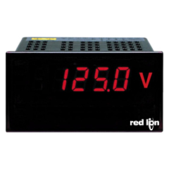 Red Lion Controls PAXLVA00 PAX LITE AC Voltage Meter 0-300 w/Red LED Display & ACV Power