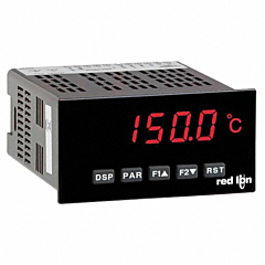Red Lion Controls PAXT0000 Temperature & RTD Meter w/Red LED Display & ACV Power
