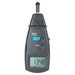 Reed Instruments R7100-NIST Handheld Contact/Non-Contact Tachometer w/NIST Calibration