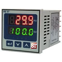 Sifam Tinsley RE57 Compact PID Controller - Temp/RTD, Process w/Relay Outputs (48x48 mm)