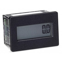 Trumeter 3410-2000 Elapsed Time Meter - 8-Digit, 20-300 ACV/10-300 DCV, Non-Resettable, Hours