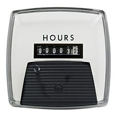 Weschler Instruments 240312ABAB - Elapsed Time Meter - 3.5", 6-Digit, 240V, Resettable - Hours