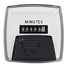 Weschler Instruments 240314ABAB - Elapsed Time Meter - 3.5", 6-Digit, 240V, Resettable - Minutes