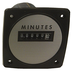 Weschler Instruments 240714ABAD - Elapsed Time Meter - 3.5", 6-Digit, 240V, Resettable - Minutes