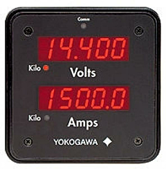 Weschler Instruments 2492 Power Series Plus - Dual Function Digital Switchboard Meter - AC Volts / Amp