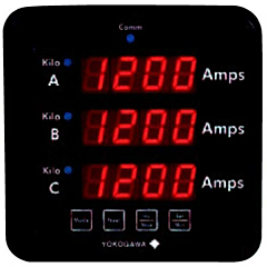 Weschler Instruments 2493 Power Series Plus - 3-in-1 Digital Switchboard Meter - AC Volt / Amp